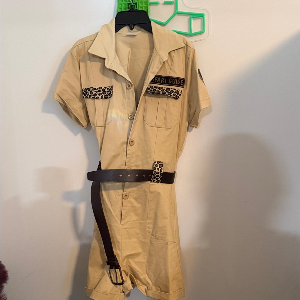 Spirit Safari Guide Beige Jumpsuit